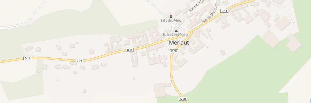 Plan du 6 Rue de la Bas Roche à Merlaut