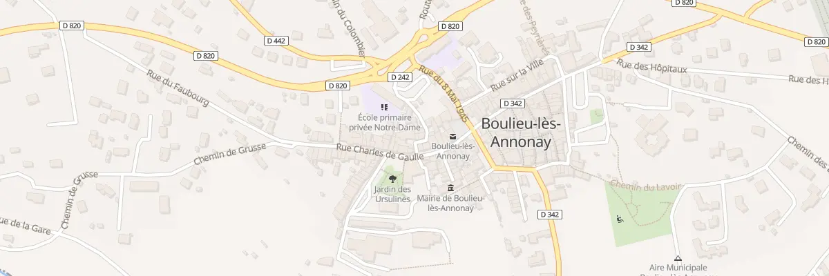 Plan du 7 Rue des Ecoles à Boulieu-lès-Annonay