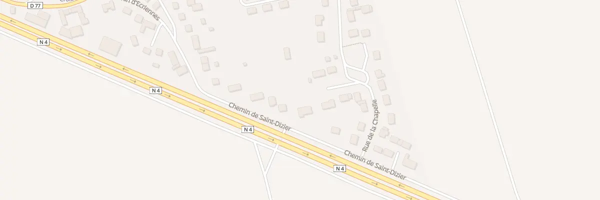 Plan du 50 Rue de Saint Dizier à Vauclerc
