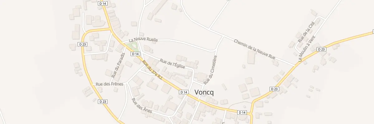 Plan du 6 Rue de l’Eglise à Voncq