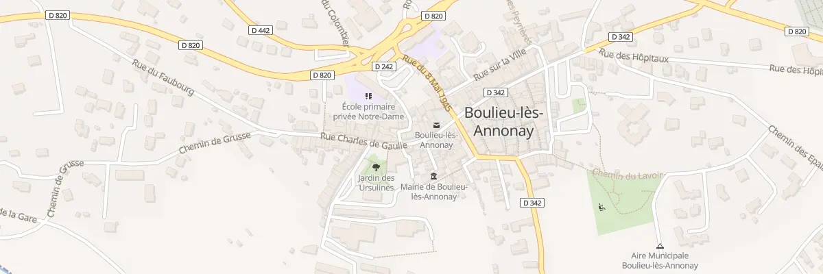 Plan du 36 Rue Charles de Gaulle à Boulieu-lès-Annonay