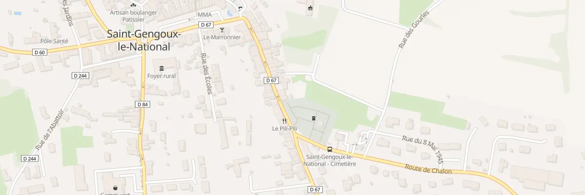 Plan du 35 Rue Grande Rue à Saint-Gengoux-le-National