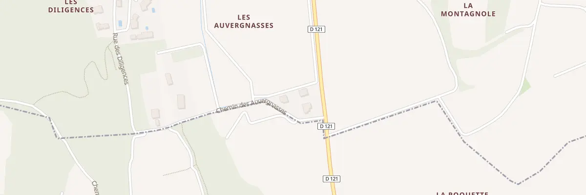 Plan du 76 Che des Auvergnasses à Orsan