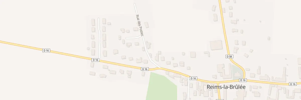 Plan du 4 Rue des Postes à Reims-la-Brûlée