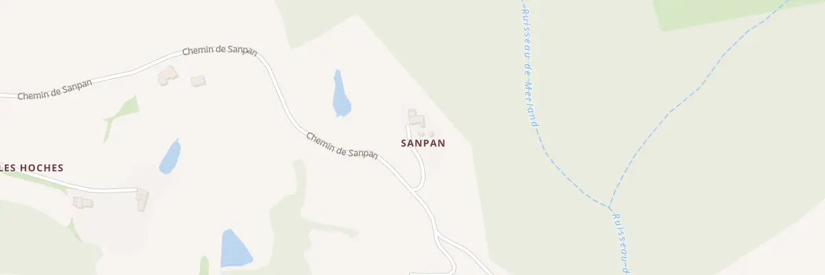 Plan du 1055 Che de Sanpan à Vernoux-en-Vivarais