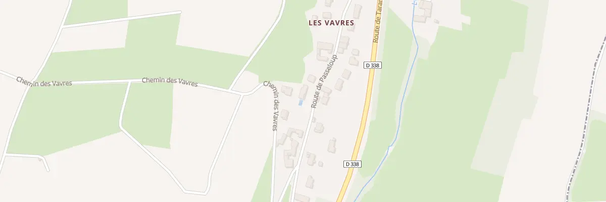 Plan du 267 Rte des Passeloup à Porte des Pierres Dorées