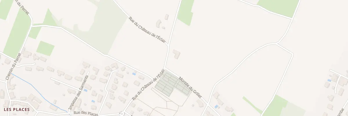 Plan du 510 Rue du Chateau de l’Eclair à Porte des Pierres Dorées