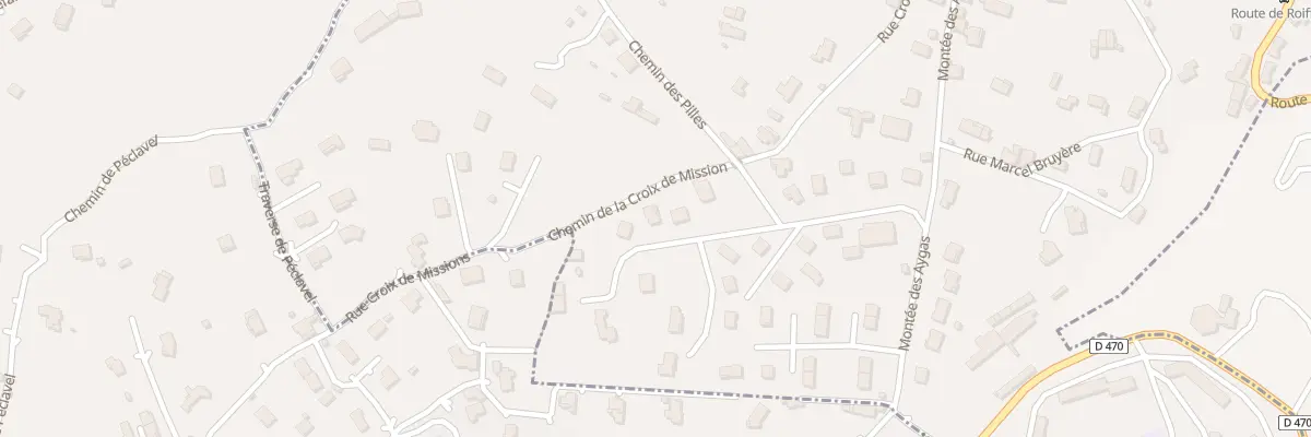 Plan du 11Q Che des Pilles à Annonay