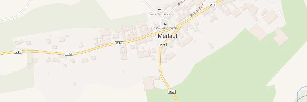 Plan du 3 Rue de la Chee à Merlaut