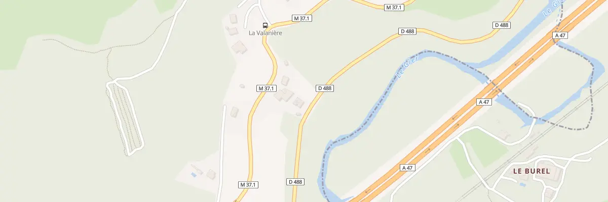 Plan du 1 Rte de Givors à Tartaras