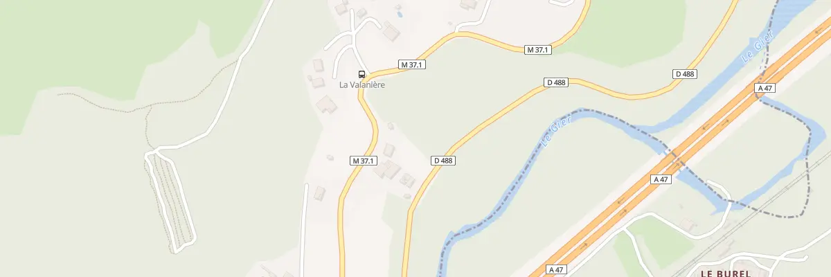 Plan du 3 Rte des Bachasses à Tartaras