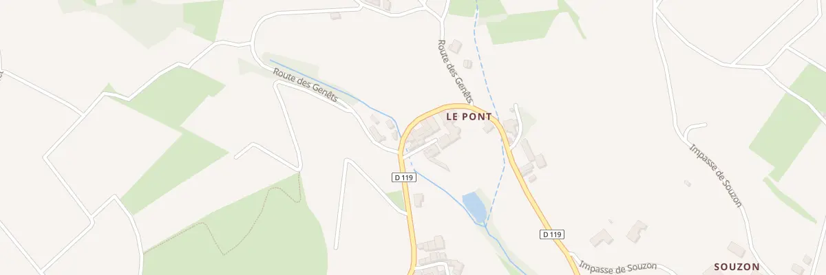 Plan du 590 Rte de Chiroubles à Chiroubles