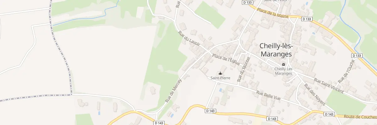 Plan du 5299 Rue de Mercey à Cheilly-lès-Maranges
