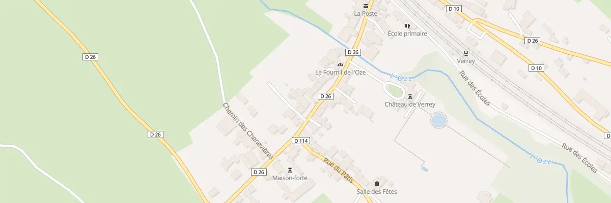Plan du 10 Rue du Giboux à Verrey-sous-Salmaise