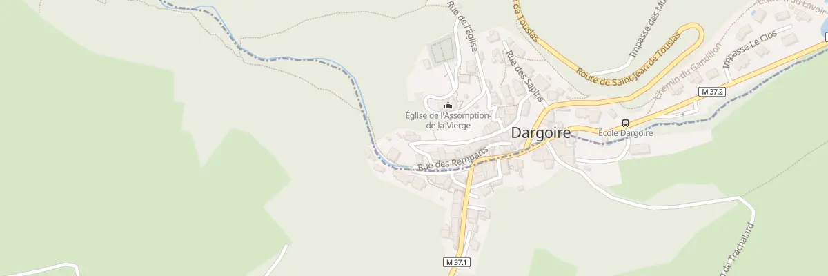 Plan du 5003 Le Bourg à Dargoire