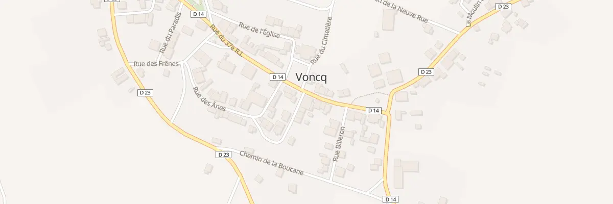 Plan du 9 Rue du 57 Eme Ri à Voncq