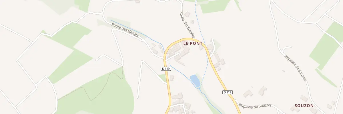 Plan du 582 Rte de Chiroubles à Chiroubles