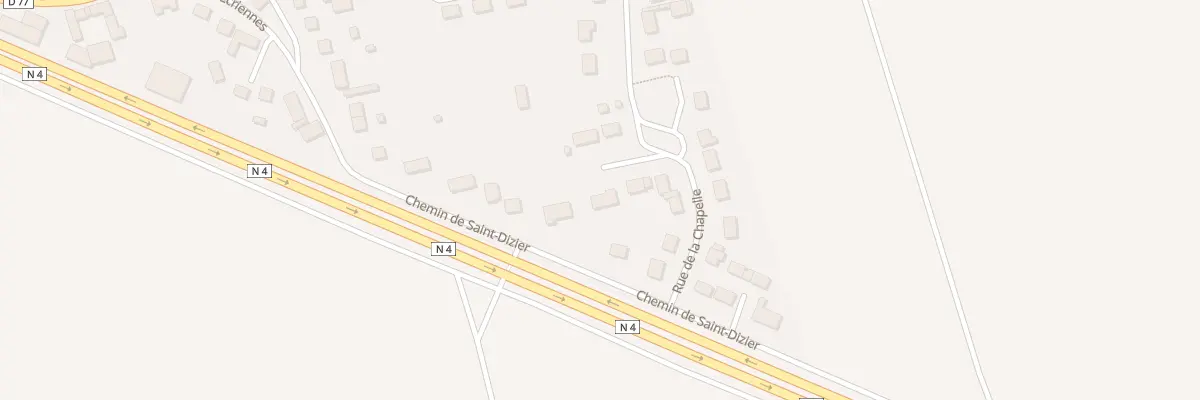 Plan du 30 Rue de la Chapelle à Vauclerc