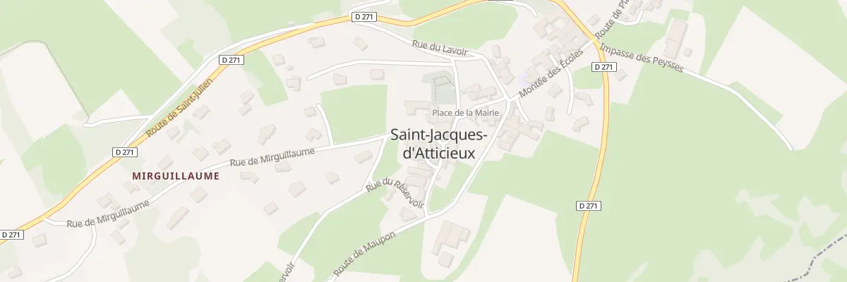 Plan du 23 Rue du Couvent à Saint-Jacques-d’Atticieux