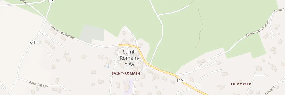 Plan du 70 Av du Plantier à Saint-Romain-d’Ay