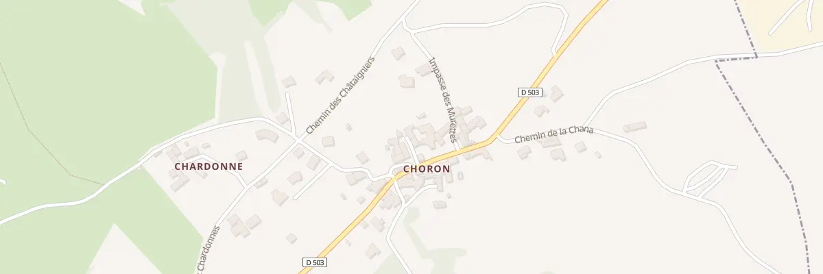 Plan du 9003 Choron à Saint-Appolinard