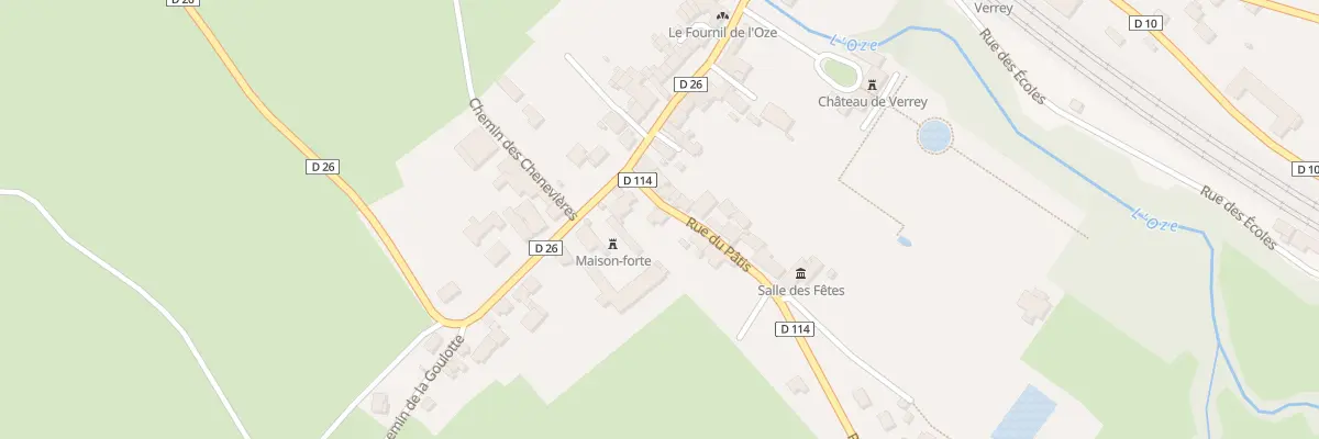 Plan du 2 Rue du Pâtis à Verrey-sous-Salmaise
