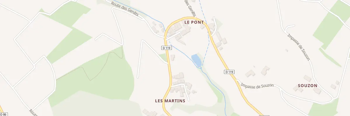 Plan du 562 Rte de Chiroubles à Chiroubles