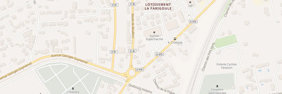 Plan du 9001 Av Auguste Chabaud à Tarascon