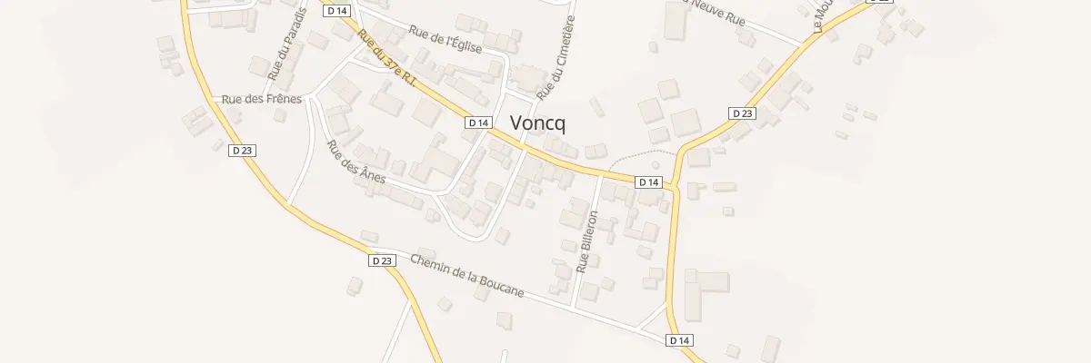 Plan du 5 Rue du 57 Eme Ri à Voncq