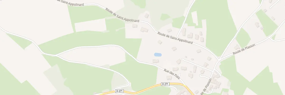 Plan du 170 Rue des Flats à Saint-Jacques-d’Atticieux