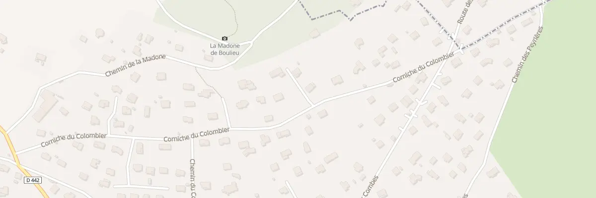Plan du 256 Corniche du Colombier à Boulieu-lès-Annonay