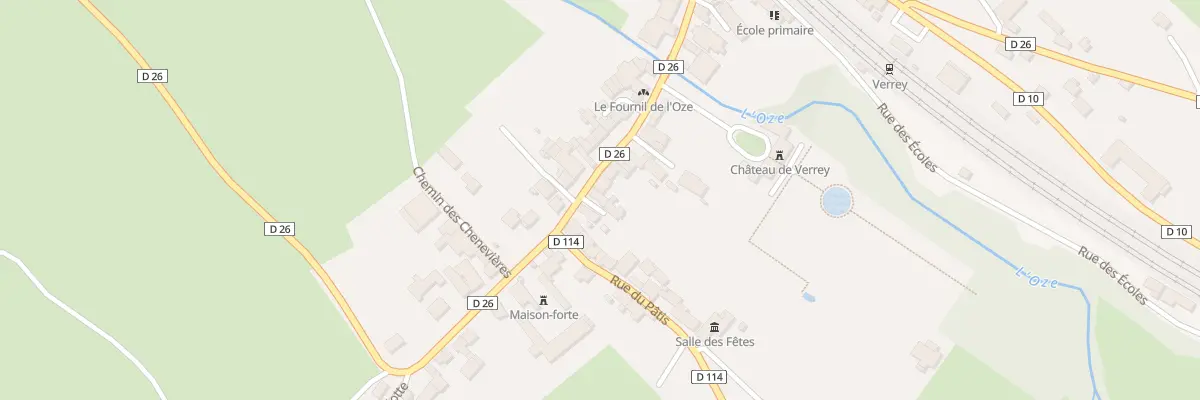 Plan du 11 Rue du Giboux à Verrey-sous-Salmaise