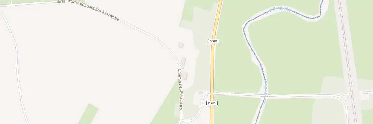 Plan du 5048F Aux Pendaines à Lournand
