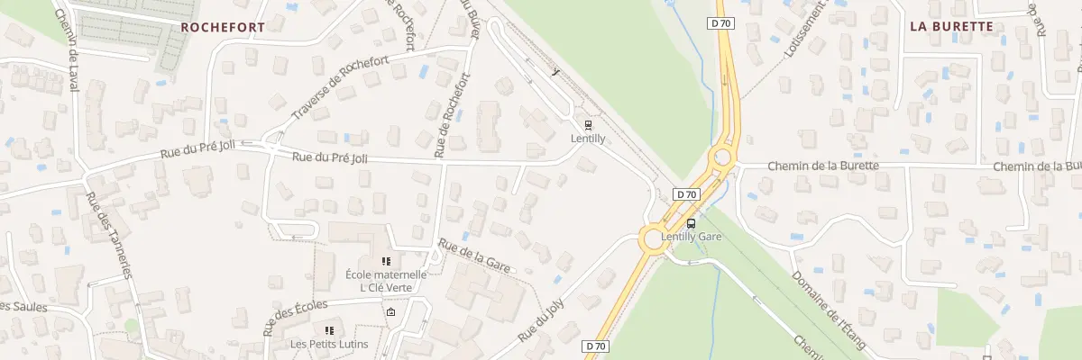 Plan du 60 Rue de la Gare à Lentilly