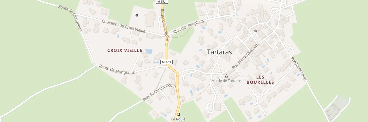 Plan du 2 Rue de la Bourdonne à Tartaras
