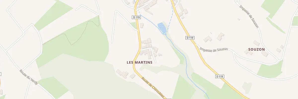 Plan du 26 All des Géraniums à Chiroubles