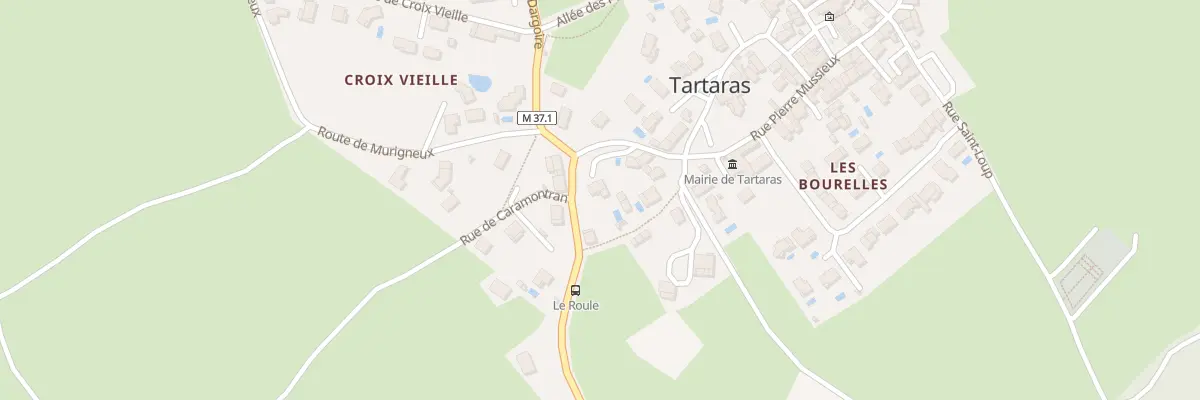 Plan du 1 Rue de la Bourdonne à Tartaras