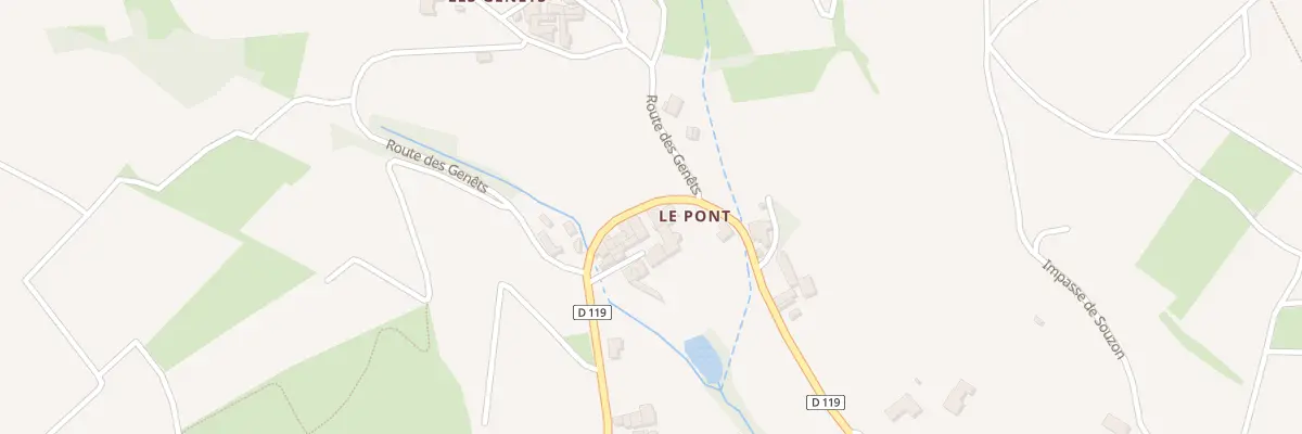 Plan du 654 Rte de Chiroubles à Chiroubles