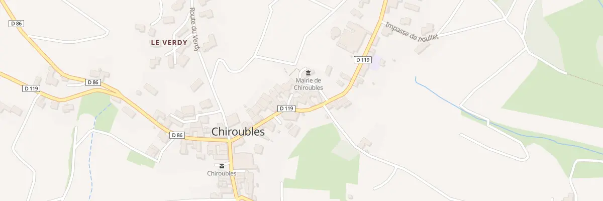 Plan du 127 Rue des Ecoles à Chiroubles