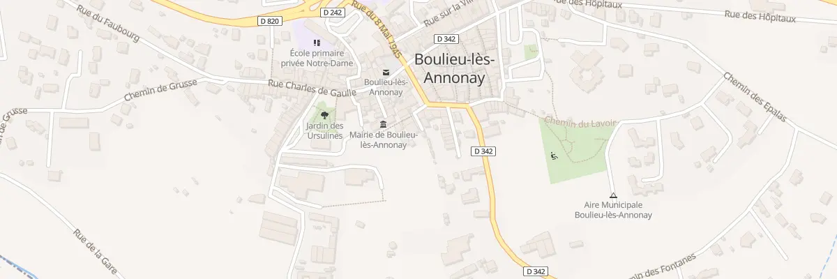 Plan du 16 Rue Joseph Voulouzan à Boulieu-lès-Annonay