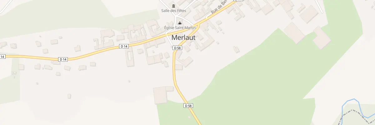 Plan du 4 Rue de la Chee à Merlaut