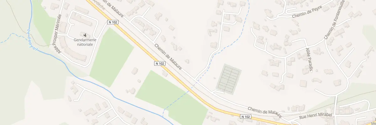 Plan du 33 Che de Malaure au Teil