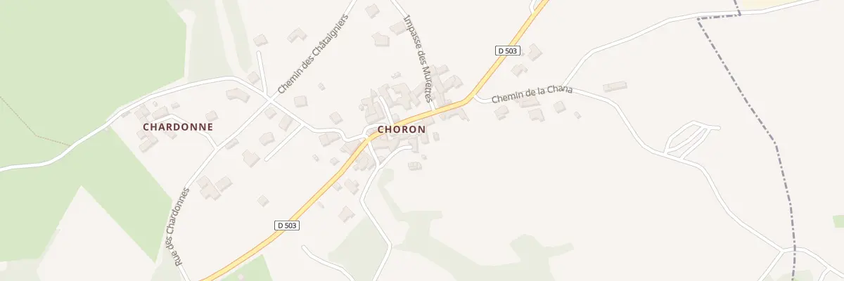 Plan du 5105 Choron à Saint-Appolinard