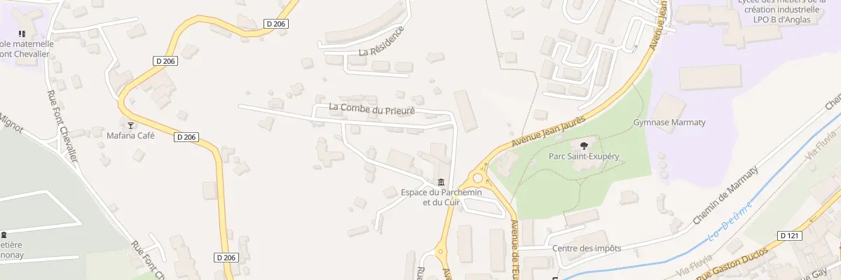 Plan du 24 Rue Combe du Prieure à Annonay