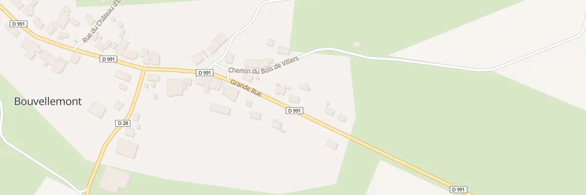 Plan du 33 Grande Rue à Bouvellemont
