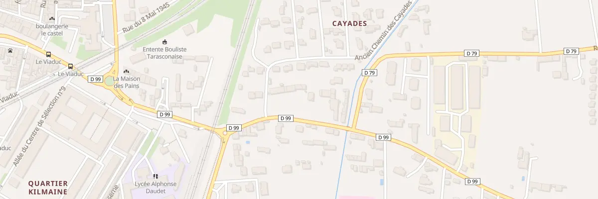 Plan du 9009 Rte de Saint Remy à Tarascon