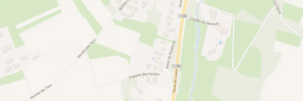 Plan du 721 Rte des Passeloup à Porte des Pierres Dorées