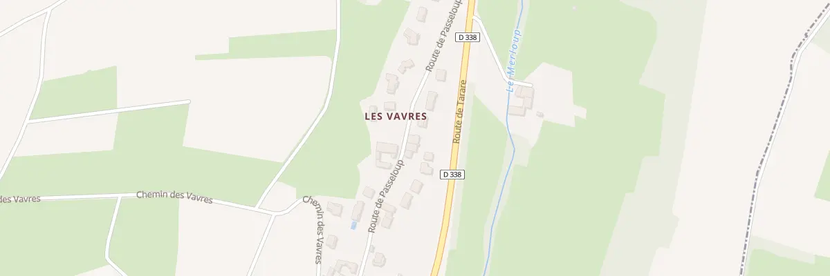 Plan du 408 Rte des Passeloup à Porte des Pierres Dorées