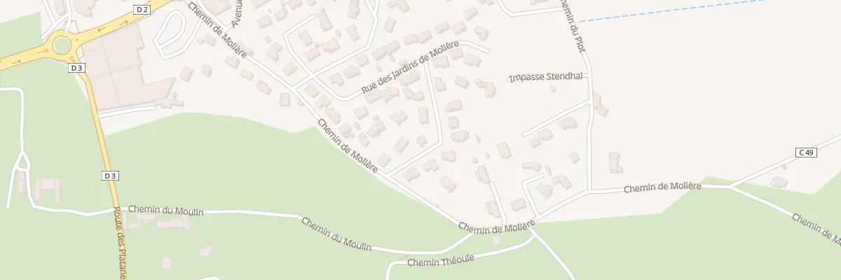 Plan du 59 Rue Victor Hugo à Chomérac