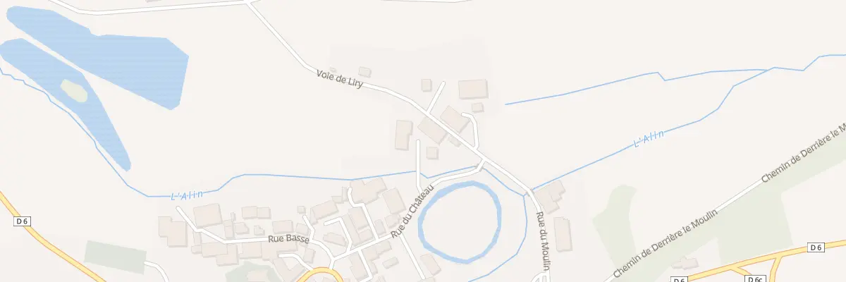 Plan du 1 Voie de Liry à Manre